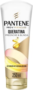 Pantene Condicionador Queratina Preenche e Blinda para cabelo danificado 250 ml