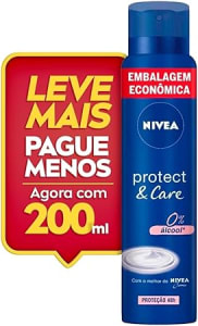 10 Unidades — Desodorante Antitranspirante Aerossol Nivea Protect & Care 200ml