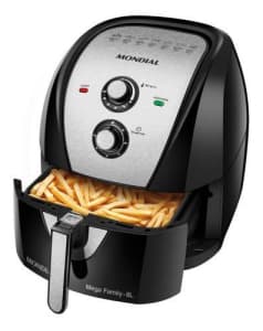 Fritadeira Eletrica Air Fryer Mondial Afn 80 Bi 8l Sem Oleo - 110V - Fritadeira sem Óleo / Air Fryer - Magazine OfertaespertaLogo LuLogo Magalu