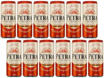 Cerveja Petra Puro Malte 12 Unidades Lata 269ml