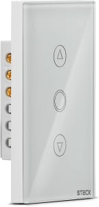 Steck, Interruptor Inteligente 4x2”, Dimmer Touch Wi-Fi Steck Ambiente Conectado, Bivolt, Branco