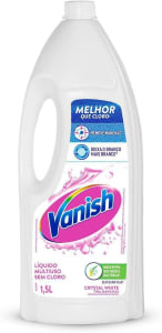 Tira Manchas Vanish Líquido Crystal White para roupas brancas 1,5L