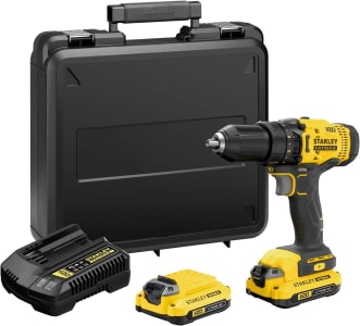 Stanley Furadeira e Parafusadeira MAX Bivolt, Kit com 2 Baterias e Maleta, Modelo SCD700C2K, 20V