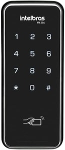 Fechadura Digital de Sobrepor Touch Screen FR 201 Preto Intelbras