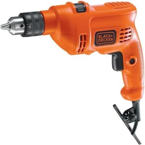 Black Decker Furadeira de Impacto 10mm, Ferramenta Ideal para Trabalhos Pesados, Potência 560W, Modelo TM500, 110V