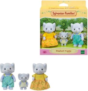 Sylvanian Families - Família dos Elefantes Conjunto de Figuras, 3+ Anos, Multicor, 5376