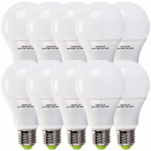 10 Lâmpadas Led 12w Bulbo Bivolt E27 90% Mais Econômico 6000k