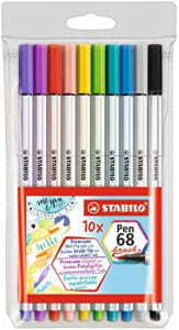 Estojo de Caneta Stabilo Pen 68 Brus - 10 unidades