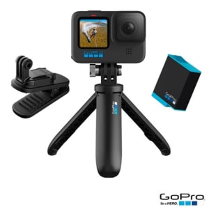 Câmera Digital GoPro Hero 10 Black Full HD + Kit de Acessórios