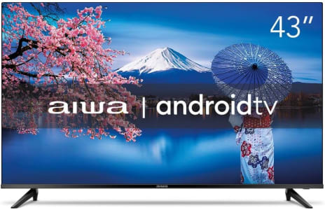 Smart TV Aiwa 43 Android Full HD Borda Ultrafina HDR10 Dolby Áudio - AWS-TV-43-BL-02-A