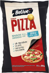 10 Unidades Snack Multigrãos Sabor Pizza Margherita 35g
