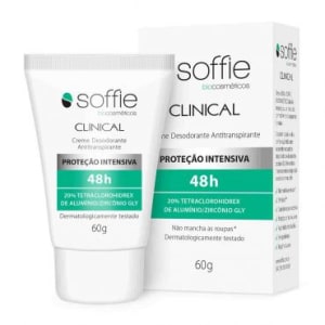 Desodorante Antitranspirante em Creme Soffie Clinical 48h 60g