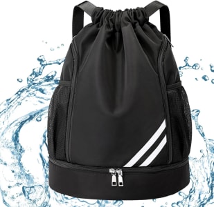 Mochila Esportiva Unissex Resistente À Água Nylon - Sritob (Preto)