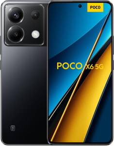 Smartphone Xiaomi POCO X6 5G, 256 GB, 8 GB, Versão Global, NFC (Preto)