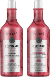 Kit Inoar Résistance Flor de Lótus Shampoo 1L + Condicionador Inoar 1L