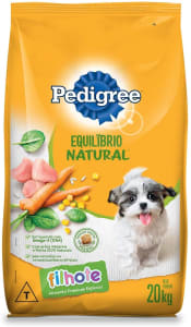 Ração Pedigree Equilíbrio Natural para Cães Filhotes 20kg