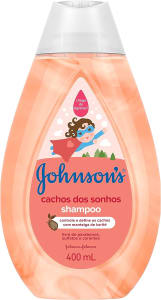 2 Unidades — Shampoo Johnson's Baby Infantil para Cabelos Cacheados Cachos Dos Sonhos - 400ml Cada