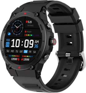 Smartwatch Relógio Inteligente My Watch Sport Haiz Tela Full Touch 1.39" Resistente à Água IP67 com 100+ Modos Esportivos Assistente de Voz Faz e Recebe Ligações