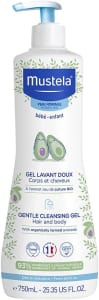 Gel Lavante Suave com Abacate Orgânico Mustela 750ml