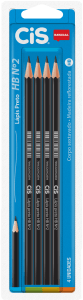 Lápis Preto Cis Redondo Hb Nº2  Com 4 Unidades (Cód: 2854297)