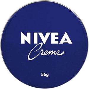 NIVEA Creme Lata - Hidratação profunda para as áreas mais ressecadas como cotovelo, calcanhar, joelho, mãos e pés, também protege do frio e cuida da pele tatuada - 56g