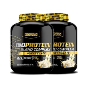 Kit 2x Whey Protein Iso Protein Blend Complex 2Kg - Pretorian