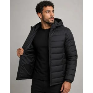 Jaqueta Puffer Corta Vento Nylon Reforçada