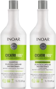 Kit CicatriFios Plástica Capilar Shampoo e Condicionador 1L Inoar