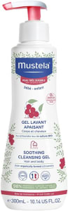 Sabonete Líquido Infantil sem Fragrância para Pele Muito Sensível e Sensibilizada Mustela Gel Lavante Calmante 300ml