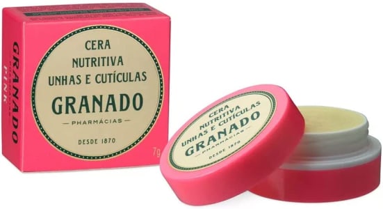 Cera Nutritiva Unhas e Cutículas Pink Granado Rosa 7g