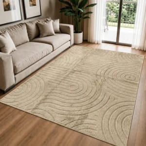 Tapete Moderno 2,0x1,5m Antiderrapante Alto Relevo Sala