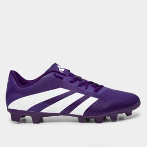 Chuteira Campo Adidas Artilheira V Unissex - Roxo+Branco