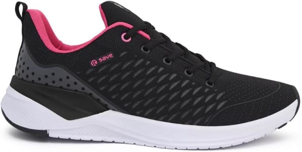 Tênis Esportivo It Shoes Amortecedor Gel Feminino - Preto/rosa