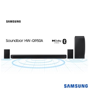 Confira ➤ Soundbar Samsung 11.1.4 Canais Dolby Atmos Acoustic Beam Sincronia Sonora e Alexa Integrado – HW-Q950A ❤️ Preço em Promoção ou Cupom Promocional de Desconto da Oferta Pode Expirar No Site Oficial ⭐ Comprar Barato é Aqui!