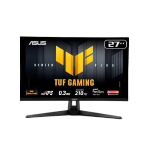 Monitor Gamer ASUS TUF 27" QHD 210Hz 0.3ms IPS G-Sync Comp FreeSync Premium Ajuste de ângulo Som Integrado - VG