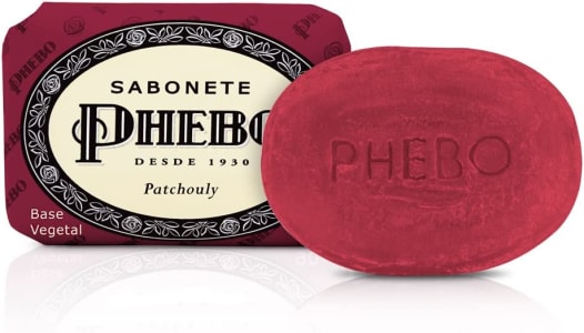 10 Unidades - Sabonete Patchouly Phebo Bordo 90G