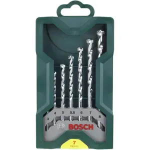 Bosch 2607019581-000, Jogo X-Line Brocas para Concreto, Verde, 7 Peças