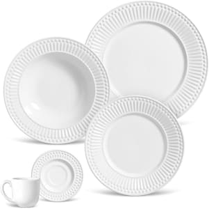 Aparelho De Jantar 20 Peças Roma Branco