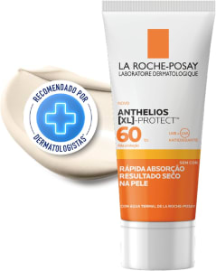 La Roche-Posay, Protetor Solar Facial Anthelios XL-Protect, Sem Cor, FPS60, Rápida Absorção, Textura Gel Creme, 40g