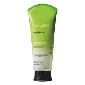 Sabonete Líquido Nativa Spa Esfoliante Detox Matcha 200ml - O Boticário