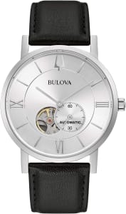 Relógio Masculino Automático Bulova Classic, 42 Mm, Prata