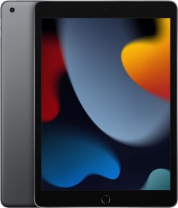 iPad da Apple (9a geração): Com chip A13 Bionic, tela Retina de 10,2 polegadas, 64 GB Wi-Fi, câmera frontal de 12 MP, câmera traseira de 8 MP, Touch I