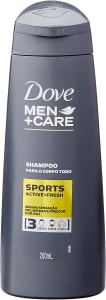 Shampoo 3 em 1 Dove Men + Care Sports 200ml