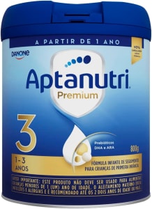 Danone Nutricia - Aptanutri Premium 3, 1-3 anos, Fórmula de Seguimento, 800g