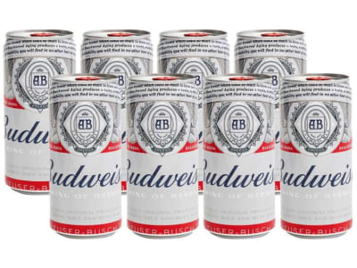 Cerveja Budweiser American Lager 8 Unidades 269ml