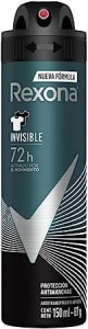 10 Unidades Desodorante Rexona Men Invisible Aero - 87g 150ml