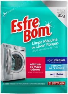 2 Unidades Limpa Máquina de Lavar Roupas Sachê de 80g Linha EsfreBom Bettanin