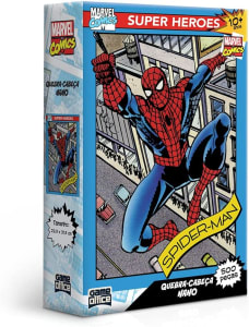 Quebra-Cabeça Marvel Comics: Homem Aranha 500 Peças Nano - Toyster Brinquedos