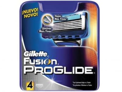 Gillette Fusion Proglide Recarga 4 Cartuchos - Gillette - Magazine Ofertaesperta