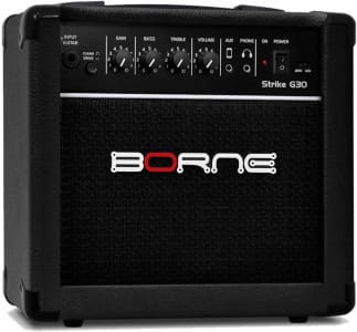 Amplificador BORNE para Guitarra Strike G30, 15w (Preto)